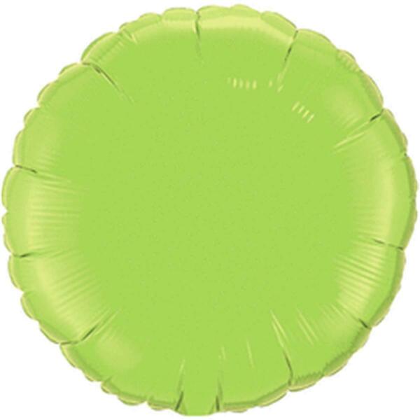 Pioneer 18 in. Lime Green Round Plain Balloon 17864